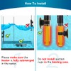 DaToo Aquarium Heater Adjustable 25W Submersible Fish Tank Heater with