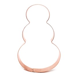 5 Inch Tall Primitive Large Snowman Cookie Cutter