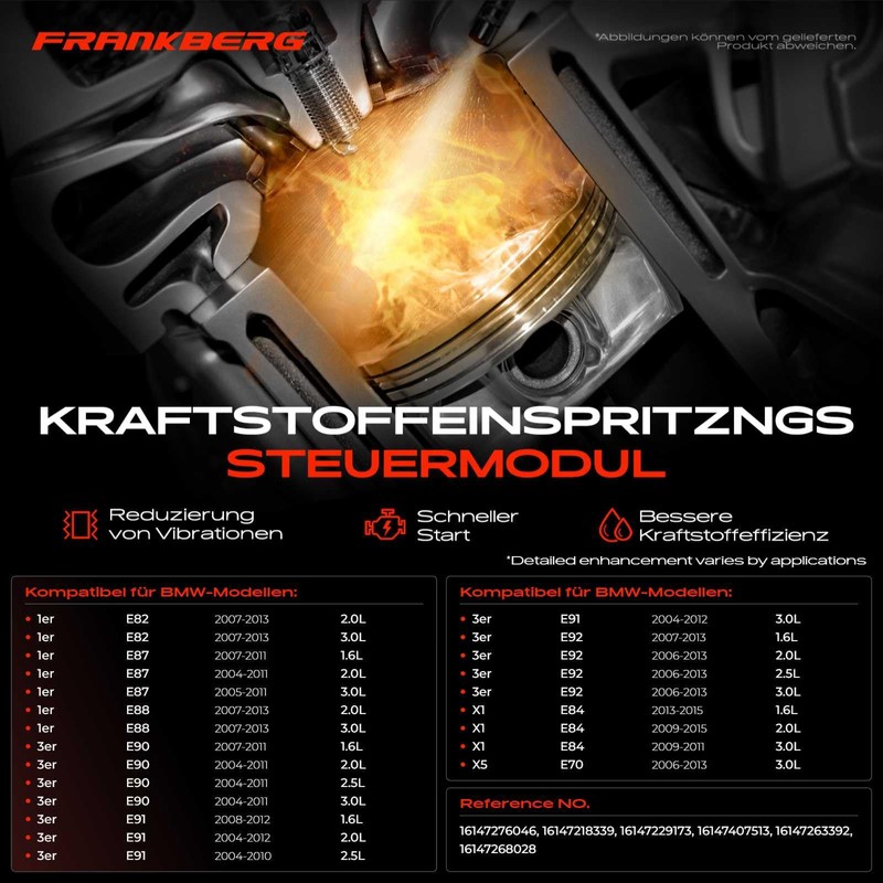 Frankberg Fuel Pump Control Unit Compatible with 1 Series E81