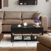 COSTWAY Lift Top Coffee Table, Modern Retro Central Table with