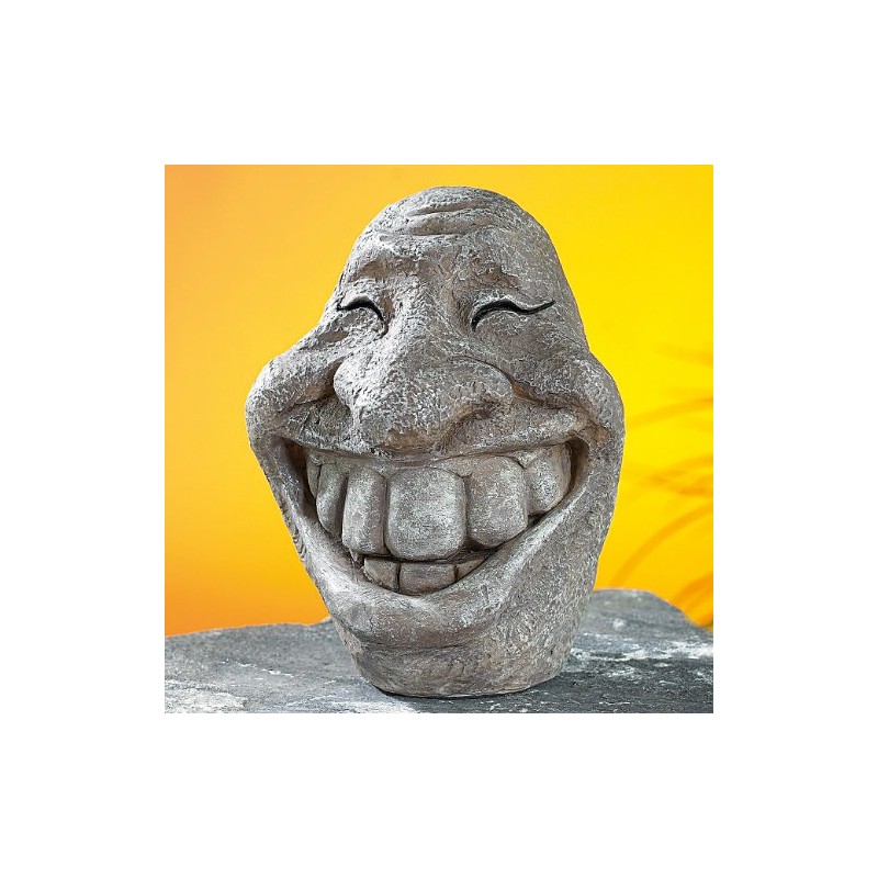 Stone face has "Smiley"