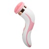 Electronic Facial Brush Reduce Fatigue Silicone Head Jadestone Roller Massaging