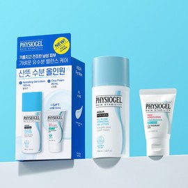 PHYSIOGEL Aqua For Men All In One Hydrating Gel Lotion 100ml Set (+Cica Foam 20ml) - [SET] Lotion 100ml (+Cica Foam 20ml)