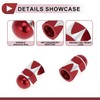 HEROFFIX 4 Pcs Mushroom Shape Tire Valve Stem Caps Decorative