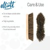 Elliott Wooden Hand Scrubbing Brush with stiff natural Bassine bristles,