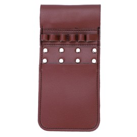 Portable Pocket Quiver PU Leather 6pcs Arrow Waist Holder Bag Bow Archery Equiptment(Brown)