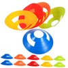 Kisangel Multi-Function Soccer Training Cones Round Disc Obstacle Pad Great