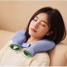 [CU] Warm neck thermal bag, hot and cold shoulder compress bag, portable camping fishing school dormitory office hot water Heat pack navy 2ea