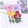 FOMIYES Real Dried Flower Face Stickers 24pcs Petal Props for