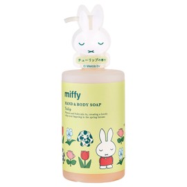 Miffy Oil In Hand & Body Soap Tulip 10.1 fl oz (300 ml) Liquid Multi Soap
