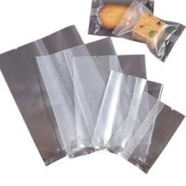 Matte Cookie Bags, 100 Pcs Frosted, Heat Seal Cellophane Bags and not Self Adhesive, Food Bag,Favors, Products (Matte 4.3x5.9'')