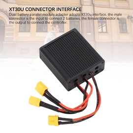 Bnineteenteam Dual Battery Parallel Module Adapter Professional Efficient Double Battery Discharge Converter for Electric 12V 100V 5A