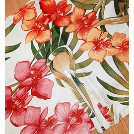 Diana Cowpe OUTDOOR TABLECLOTH FOR GARDEN TABLE Tropical Orchid Vibrant Design | Matching Table Runner Cushion Napkins Available | Summer Living (Table Runner)