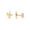 PAVOI 14K Yellow Gold Plated Sterling Silver Posts Mini Sparkle