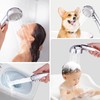 High Pressure Handheld Shower Head with ON/OFF Switch, 3 Spray