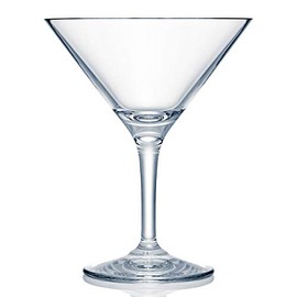 Strahl Unbreakable Acrylic Martini Glasses, Design Shatterproof Polycarbonate Clear Cocktail Alcohol, Home Bar Pub and Restaurants Barware Outdoor Use Plastic Glassware, 12 Oz, 401503, Set of 12