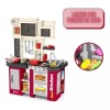 GMOR Cocina Cocinita Infantil Luz, Sonido Y Agua 58 Piezas