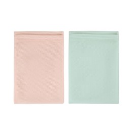 [Kawabata Takisaburo Shoten] Pillowcase Pillow Cover Mesh Ice Pillow Cover Ice Pillow Cover Ice Pillow Set of 2 Blue Pink 1 Color Each
