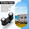 RV Shower Faucet Black - Camper Shower Faucet Valve, RV