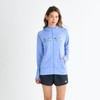 Roxy ARTSY FLORAL LOGO PARKA Women's Rash Guard, blue, L