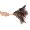 Feather Duster Light Weight Soft Long Handle Reusable Black Ostrich