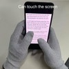 KYJiuLiu Conductive Silver Fiber Gloves,Grounding Gloves,Release Static Electricity,Massage Glove,Touch Screen,1