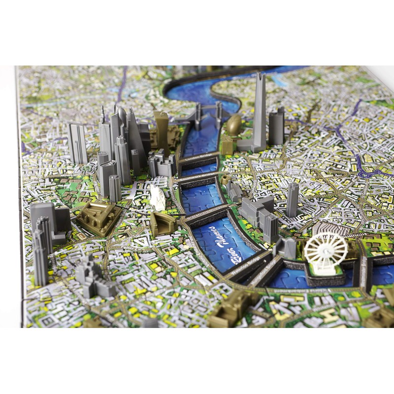 4D Cityscape London England Puzzle