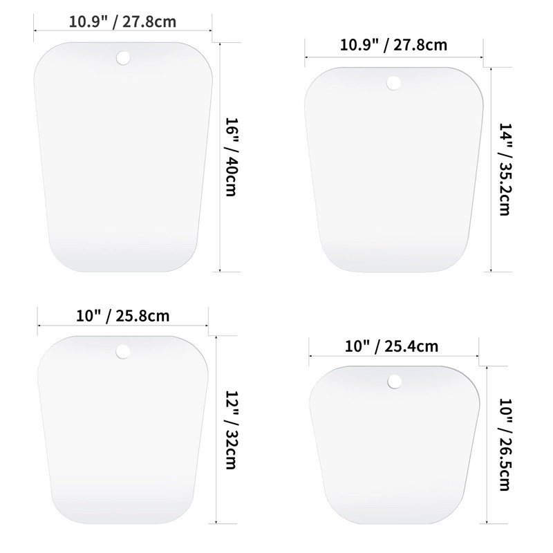Luxdecor 32 Pieces (16 Pairs) Boot Shaper Form Inserts Tall