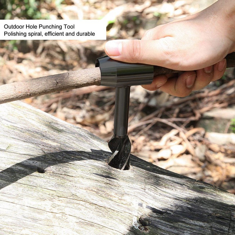 Outdoor Survival Multitool Stainless Steel Hole Drilling Punching Tool with