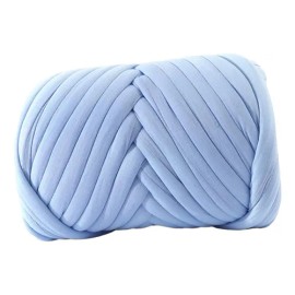 Hilo Grueso Y Grueso, Hilo De Peso, Hilo De Punto Azul Claro