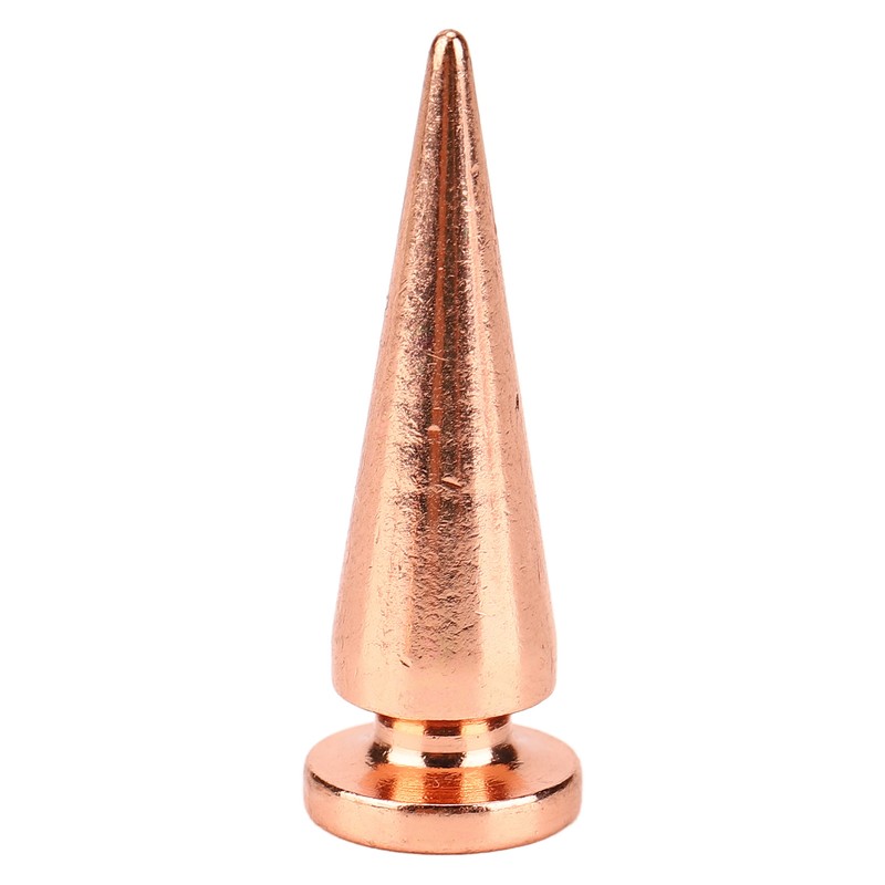 100set Punk Cone Spikes Studs Rose Gold Pointed Electroplating Burr
