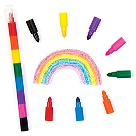Baker Ross AV214 Buntstifte für Kinder, Regenbogenfarben, 4 Stück