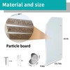 Public Toilet Partition for Men's Durable Wall-Mounted Men's Urinal Privacy