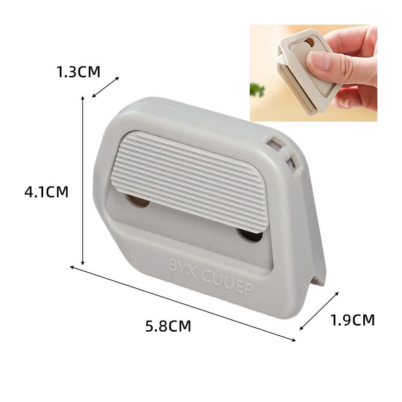 Mini Ceramic Box Cutter - Auto-Retractable 7mm Blade, Magnetic Package