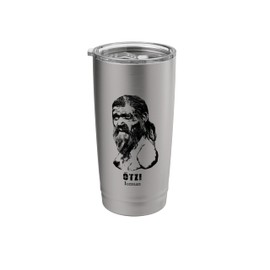 Ötzi Iceman European Caveman Mummy Glacier Alps Che History Stainless Steel Insulated Tumbler