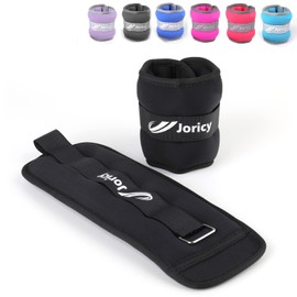 Ankle Weights, Wrist Leg Arm Weights for Women Men Kids with Adjustable Straps, Strength Training Weighted for Yoga, Jogging, Running, Gymnastics, Physical Therapy - 8LBS Pair (4 LB Each Weight),