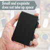 2 Pieces Metal Pocket Notebook with Pen and Refillable Paper,