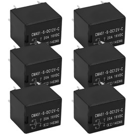 MCCMA51-S-DC12V-C Relay (Pack of 6) - SPDT, 12VDC, 20A, High-Current Control