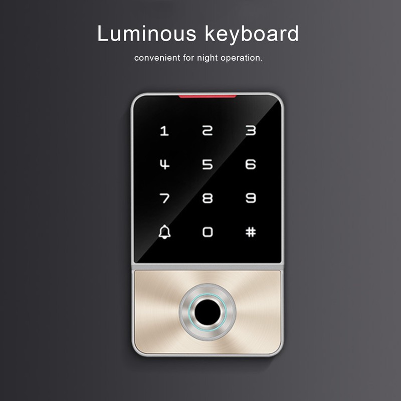 125KHz RFID Access Control Fingerprint Password ID Card Wiegand26 IP66
