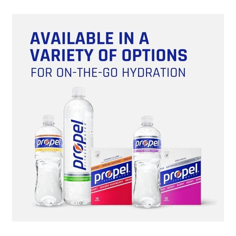 PROPEL (12 Pack) Propel Peach Electrolytes & Vitamins Sport Water,