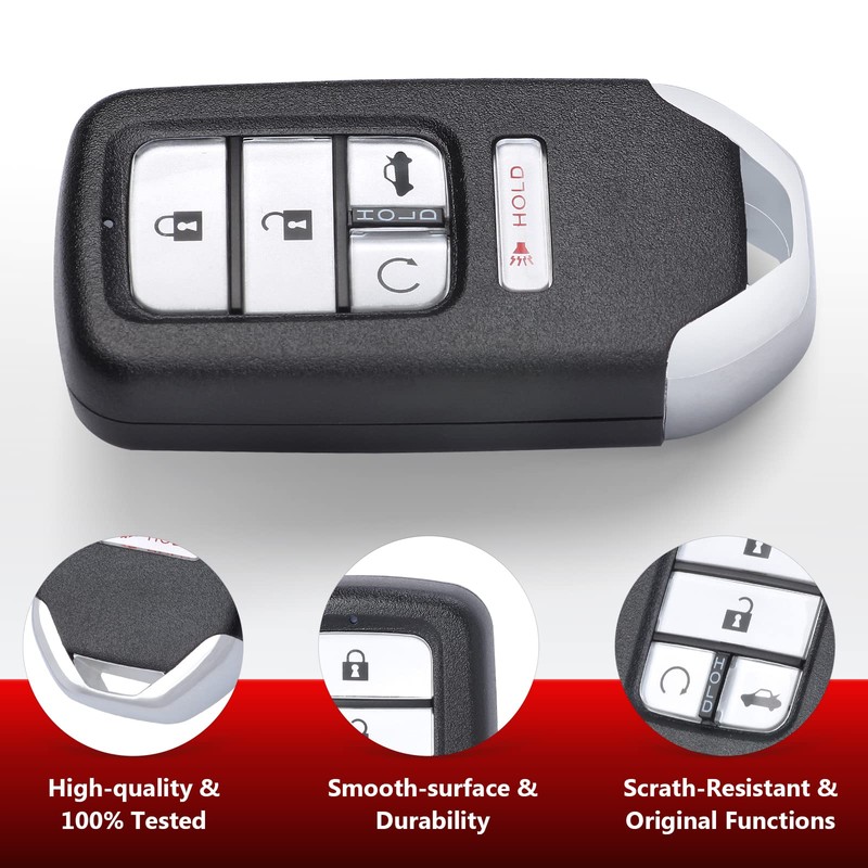 Aichiyu Keyless Entry Smart Proximity Remote Key Fob 5 Buttons