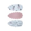 Ballet Snap Hair Clips Set - 3 Pack, Pink and