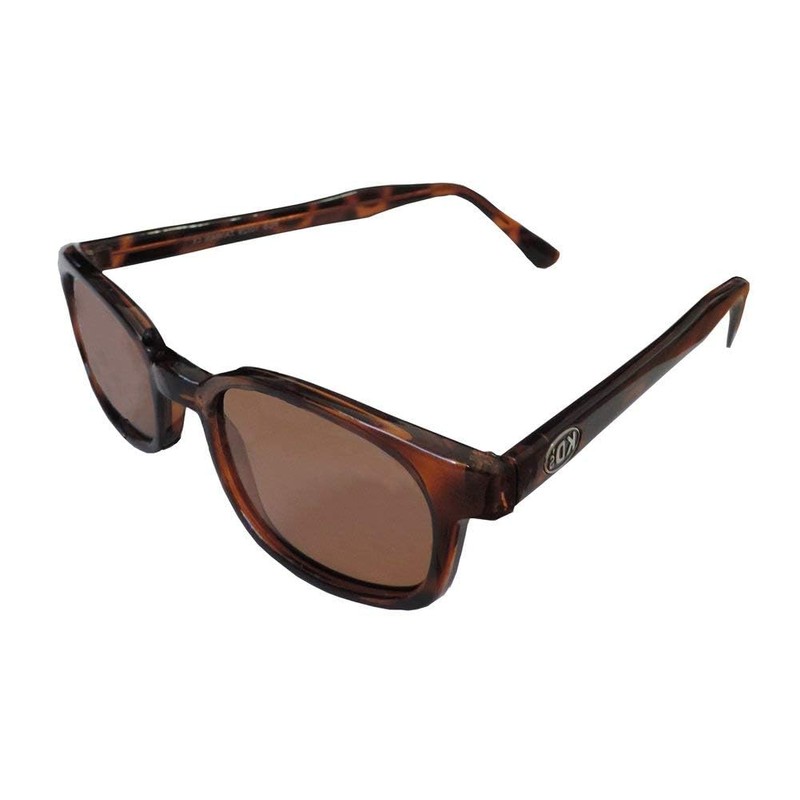 Pacific Coast Feather Original X-KD's Biker Polarized Amber Lens Tortoise