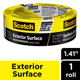 Scotch Exterior Surface Painter’s Tape, 1.41 inches x 45 yards, 2097, 1 roll
