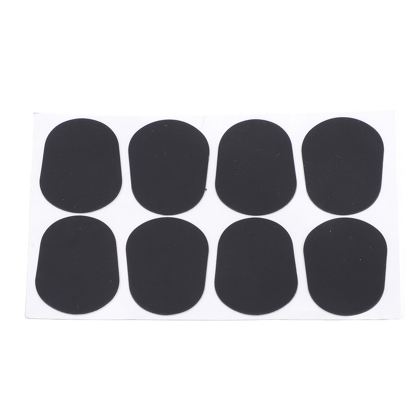 80Pcs Sax Mouthpiece Pad Silicone Black Cushion Patches Wind Instrument
