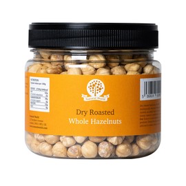Nutural World - Dry Roasted Whole Hazelnuts - Unsalted (500g) - Great Taste Award Winner
