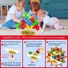 32pcs Tetra Tower Games, 2-4 Player Fast Stacking Blocks Balance