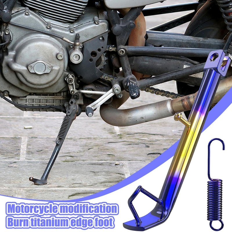 Motorcycle Kickstand,Motorcycle Support Stand Kickstand Accessories | Sturdy Scooter Foot