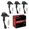 UF735 Ignition Coil Pack and Iridium-Platinum Spark Plugs Set of