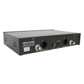 Rockville RWM81U Dual UHF Wireless Headset & Guitar Microphone System, LCD Display, Long Range, Auto-Scan, for Live Performances & Presentations